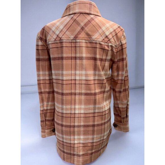 Ann Taylor Loft Plaid Swing Button Down Swing Plaid Shirt Jacket NEW XS - Picture 7 of 10